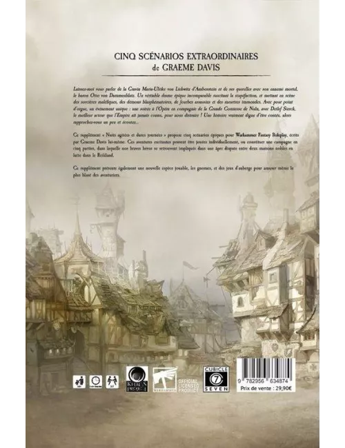 warhammer fantasy 4 - nuits agitées & dures journées plateau