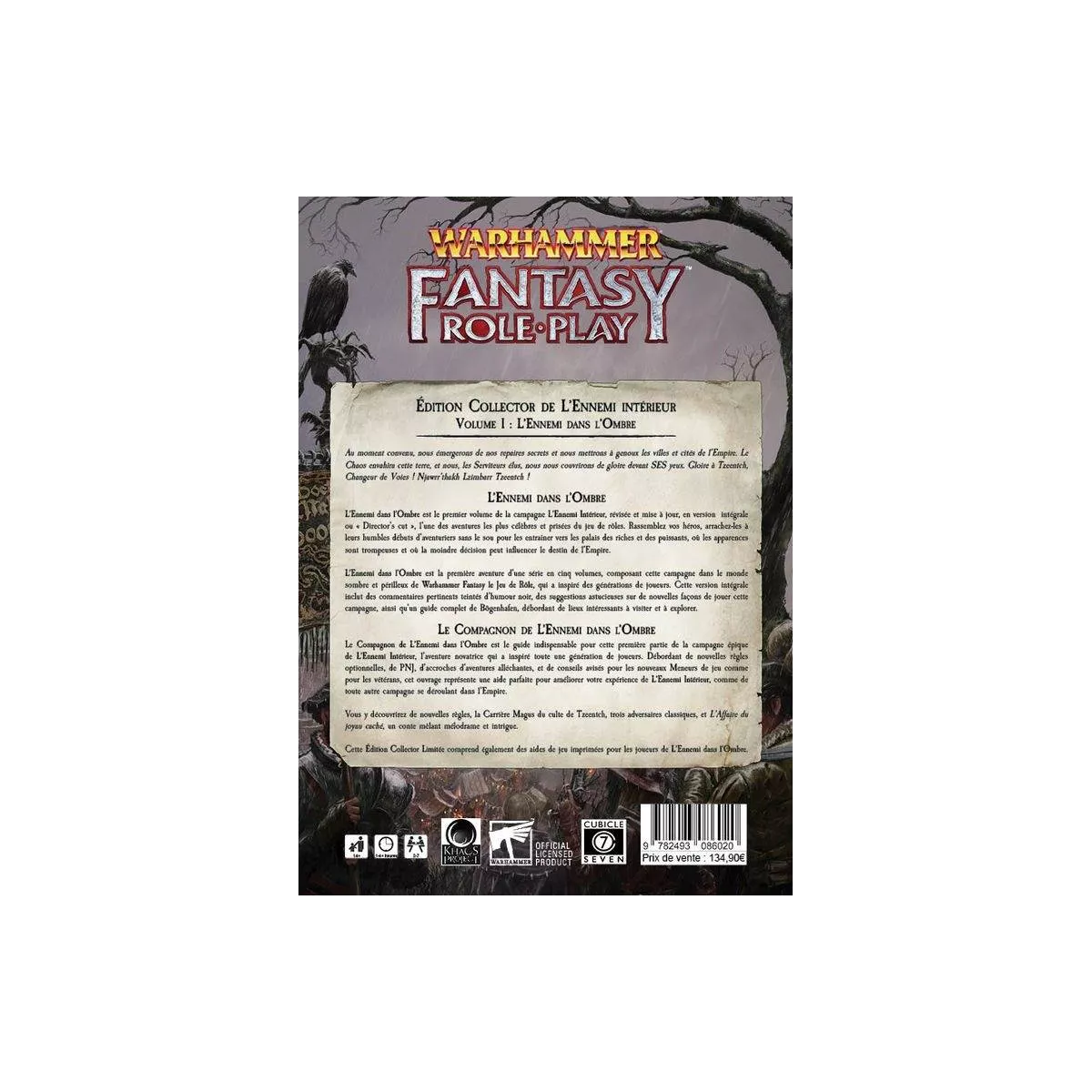 warhammer fantasy 4 - l'ennemi dans l'ombre collector plateau