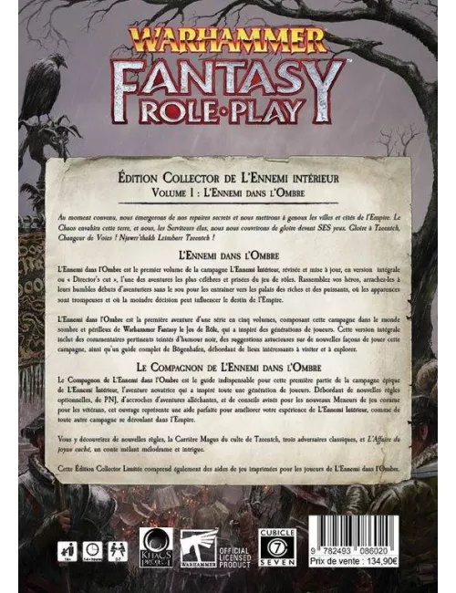 warhammer fantasy 4 - l'ennemi dans l'ombre collector plateau