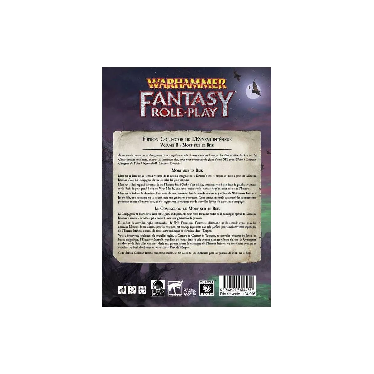 warhammer fantasy 4 - mort sur le reik collector plateau