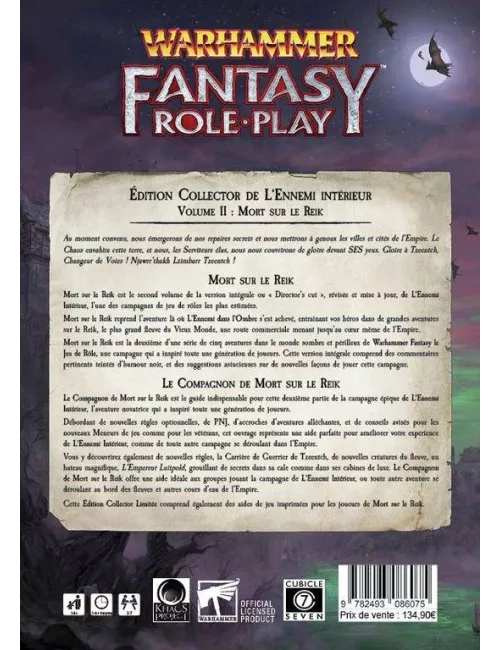 warhammer fantasy 4 - mort sur le reik collector plateau