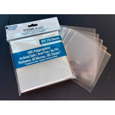 Sleeve Kings x 110 - Standard 60 microns - Unsettled - 110 x 110 mm - Accessoires Jeux de société - Ludum.fr
