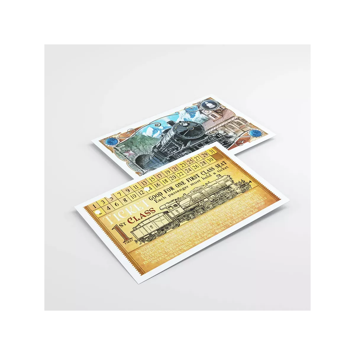 les aventuriers du rail europe - sleeves exemple 1