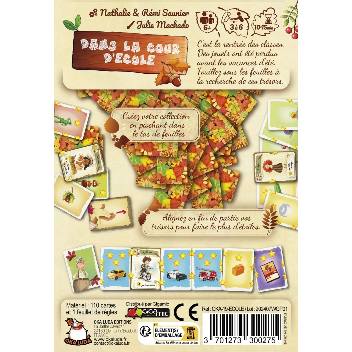 Dans la Cour d'École - Jeu de société - Oka Luda - Ludum.fr