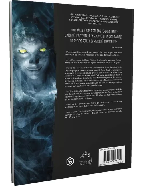 Cthulhu Origines : Livre de l'Archiviste 