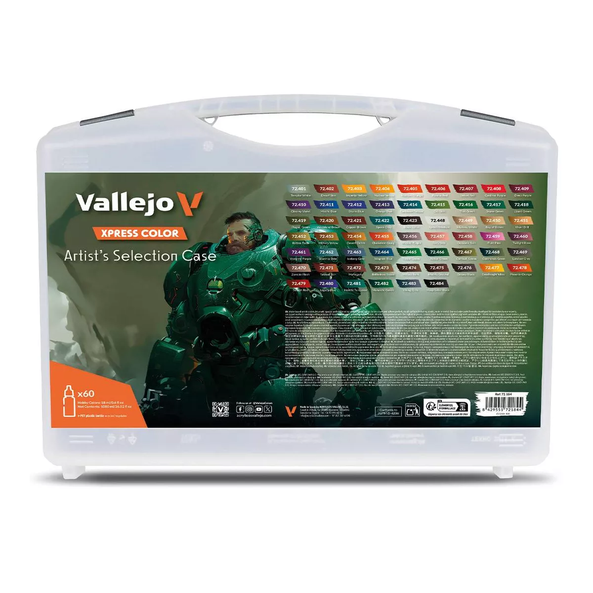 Mallette 60 teintes Xpress Color - Peinture