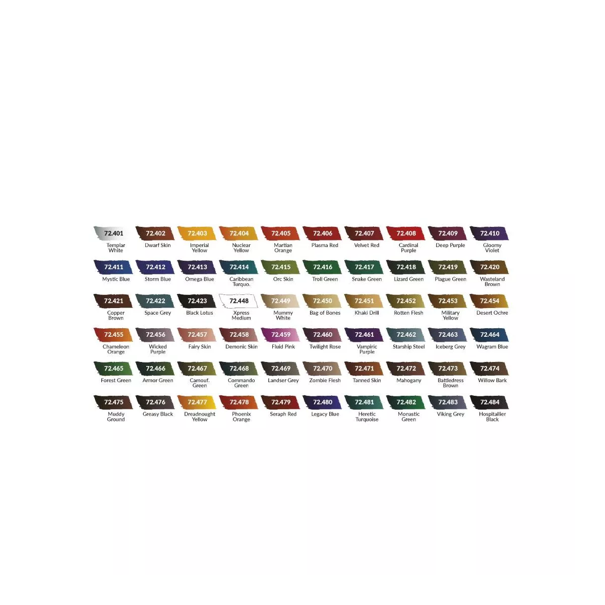 Mallette 60 teintes Xpress Color - Peinture