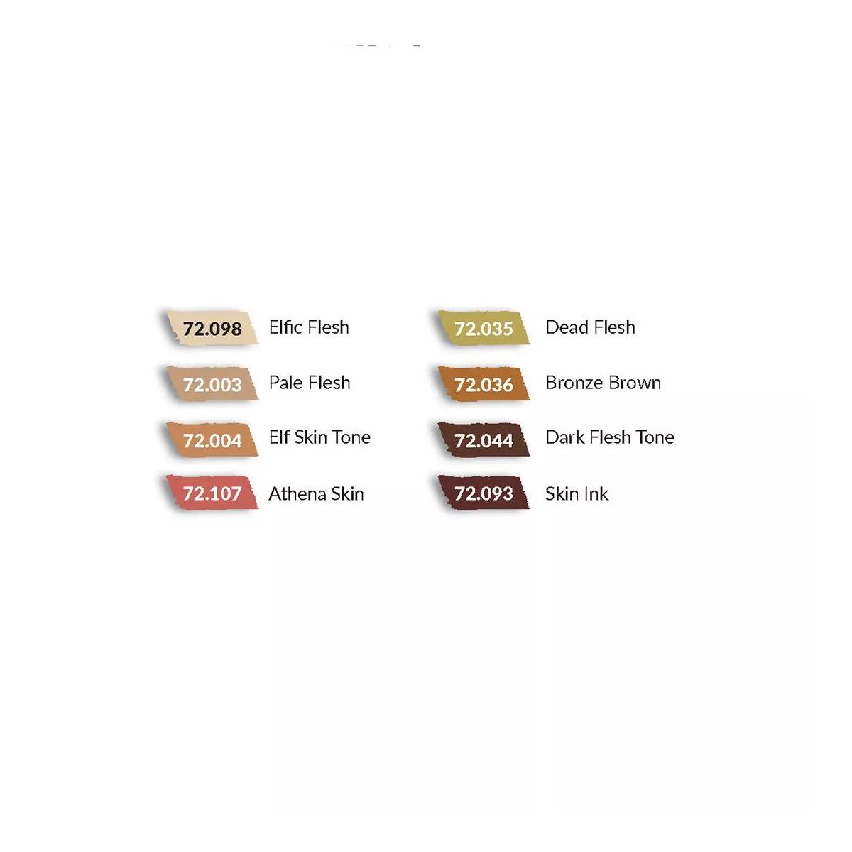 Game Color Set 8 Skin Tones - Peinture