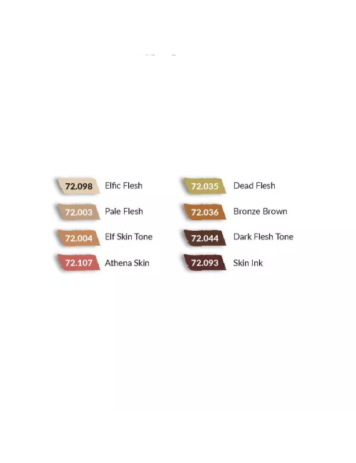 Game Color Set 8 Skin Tones - Peinture