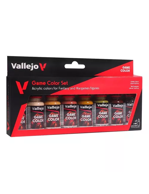 Game Color Set 8 Skin Tones - Peinture
