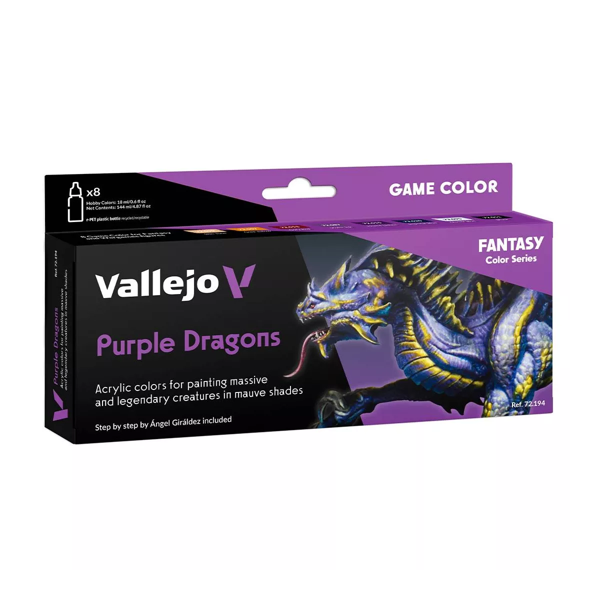 Fantasy Color Series 8 Purple Dragons - Peinture