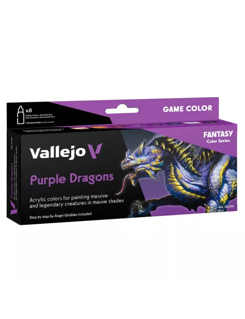 Fantasy Color Series 8 Purple Dragons - Peinture