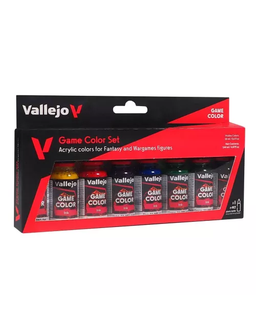 Game Color Set 8 Encres - Peinture - Accessoires Jeux de société - Ludum.fr
