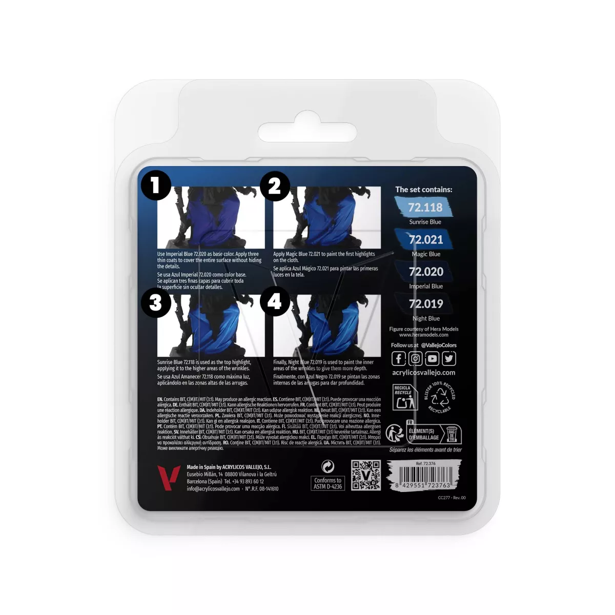 Game Color Set Bleu - Peinture