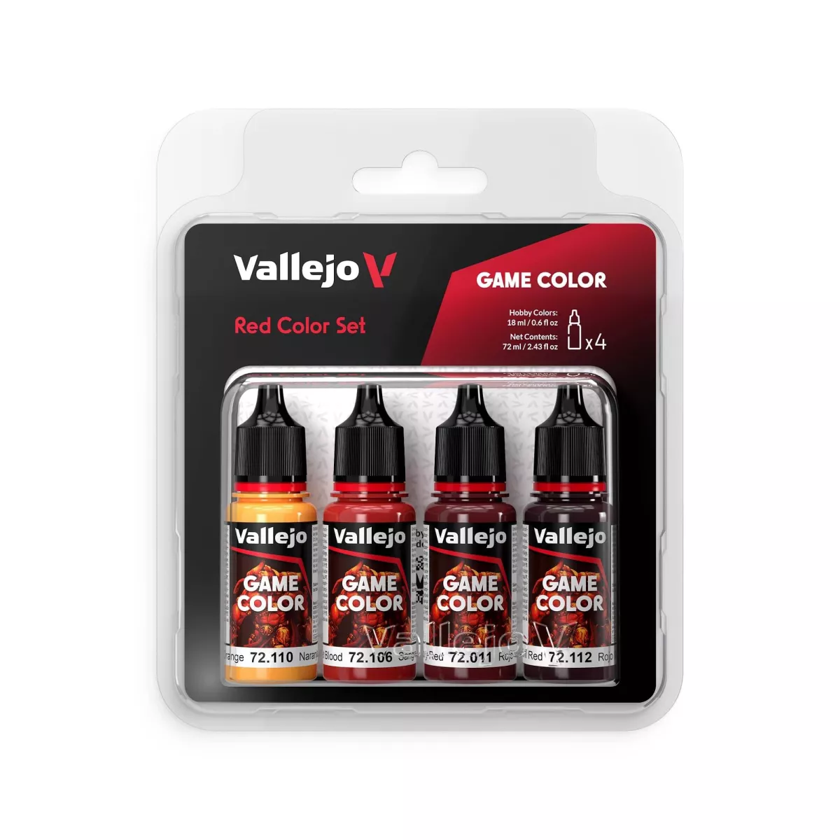 Game Color Set Rouge - Peinture