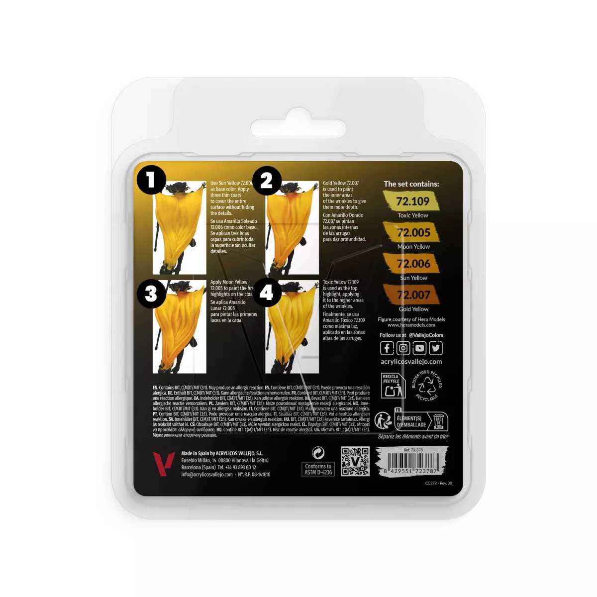 Game Color Set Jaune - Peinture