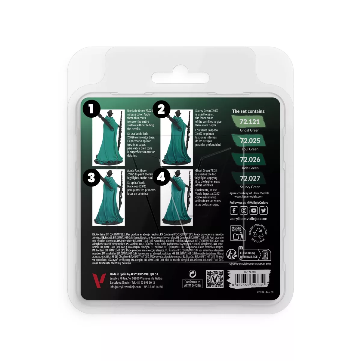 Game Color Set Vert Froid - Peinture
