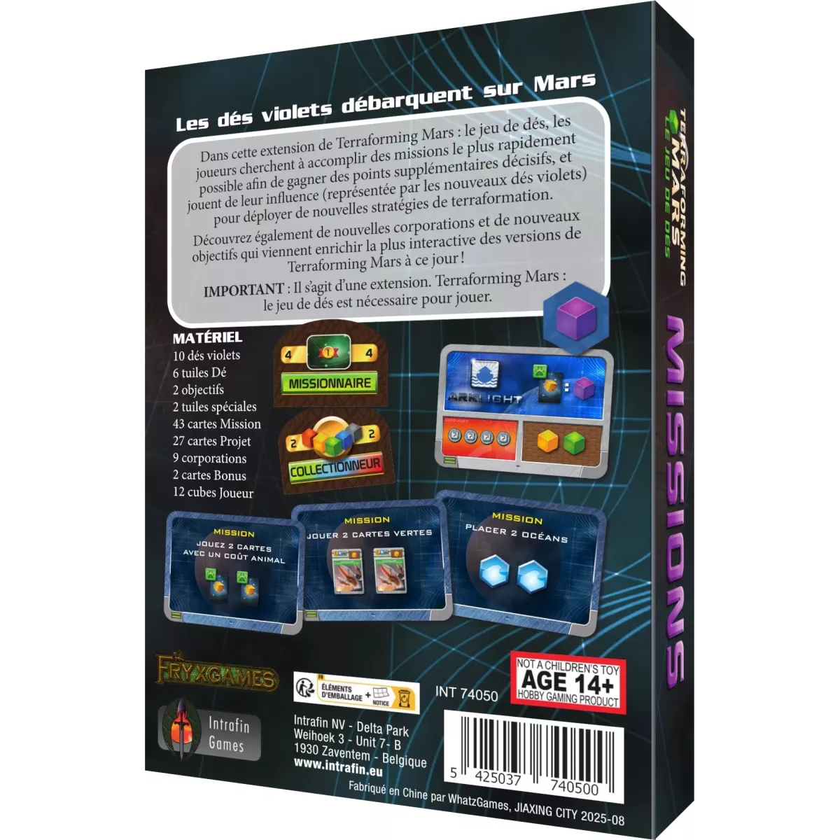 Terraforming Mars - Le Jeu de Dés : Missions - Extension Jeux de société stratégie{image_id}