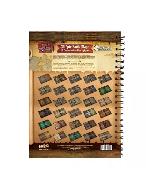 Livre Plateau de Jeu - Epic Battle Mats : Dungeon Edition - Taille XL