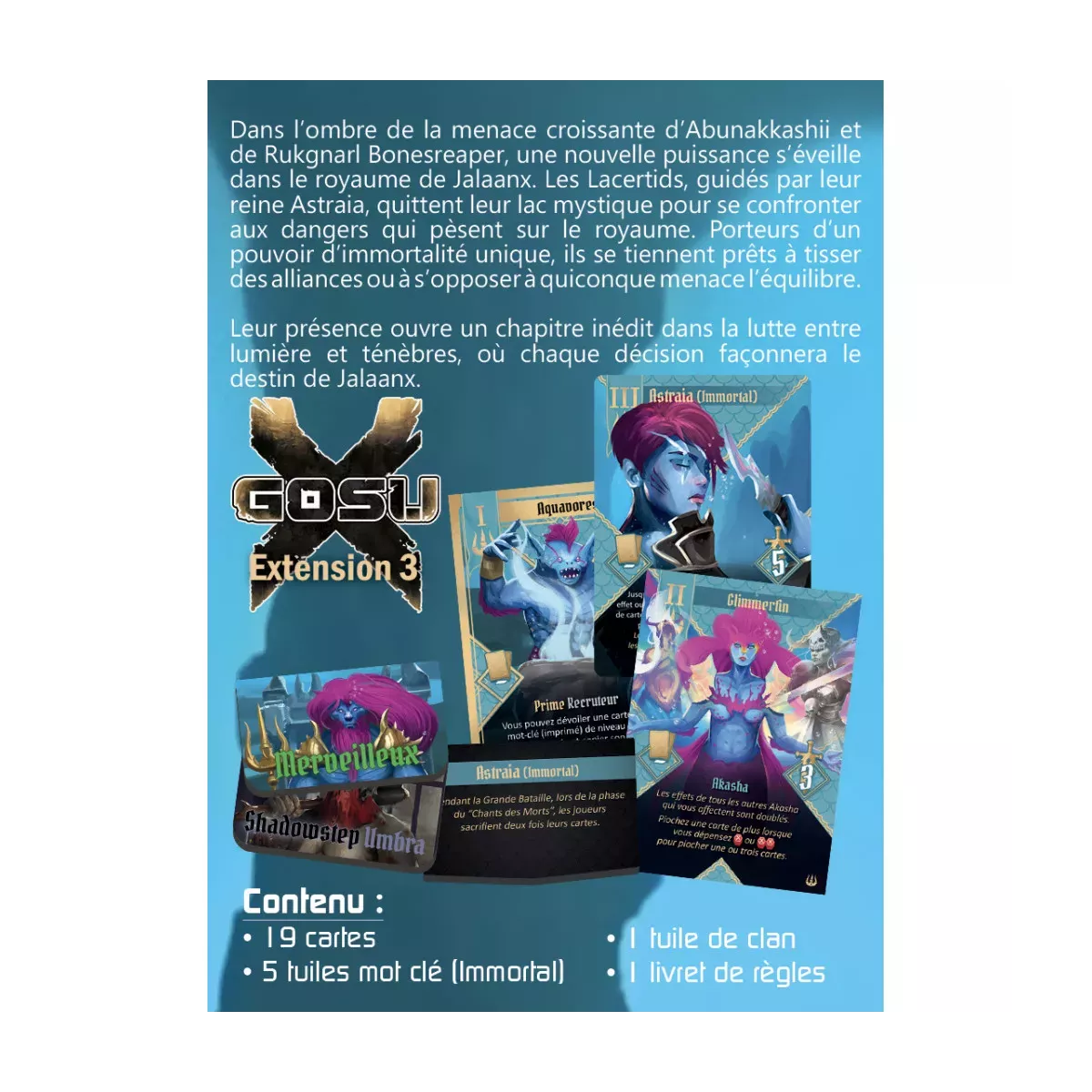 Gosu X : Astraia Queen of the Lacertids - Extension Jeux de stratégie initiés{image_id}