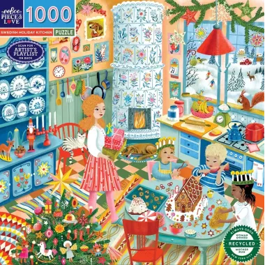 Puzzle Swedish Holiday Kitchen - 1000 pièces