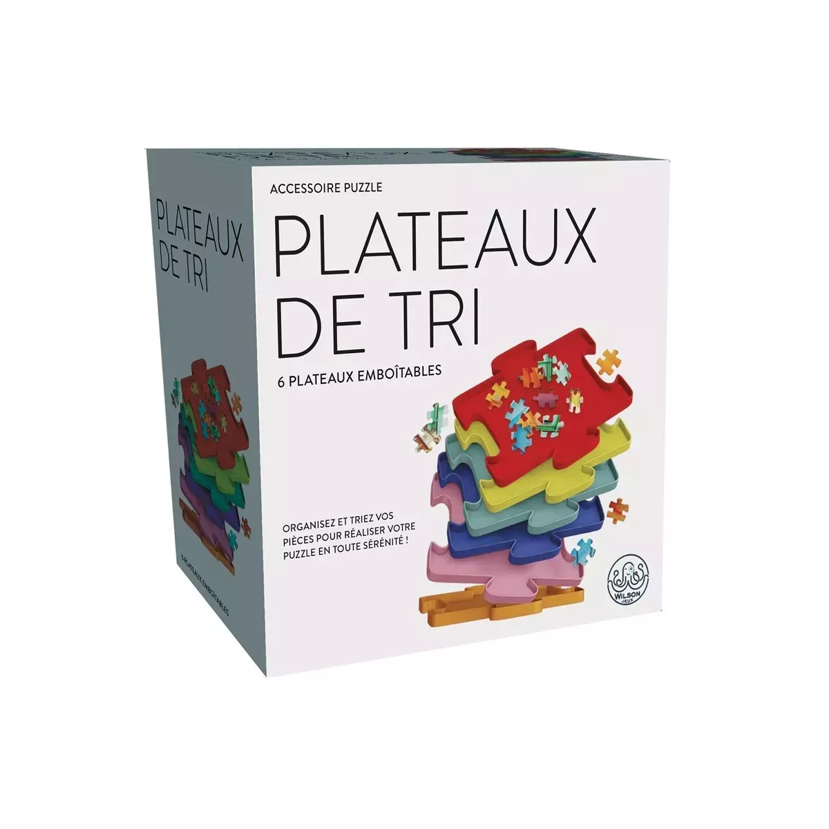 6 Plateaux de Tri pour puzzles - Professor Puzzle - Ludum.fr