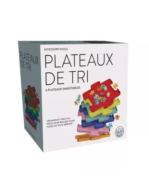 6 Plateaux de Tri pour puzzles - Professor Puzzle - Ludum.fr