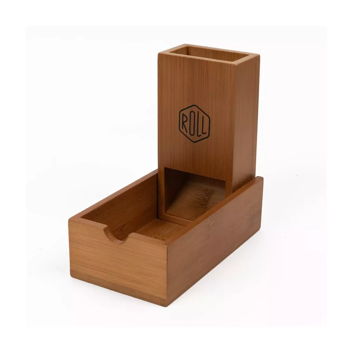Tour à Dés En Bois Style Château - Découpée Laser, Portable, Pour Jeux