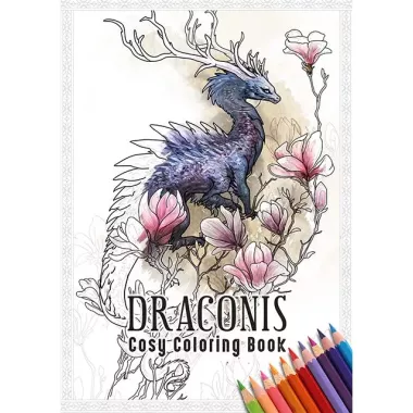 Draconis : Cahier de Coloriage 