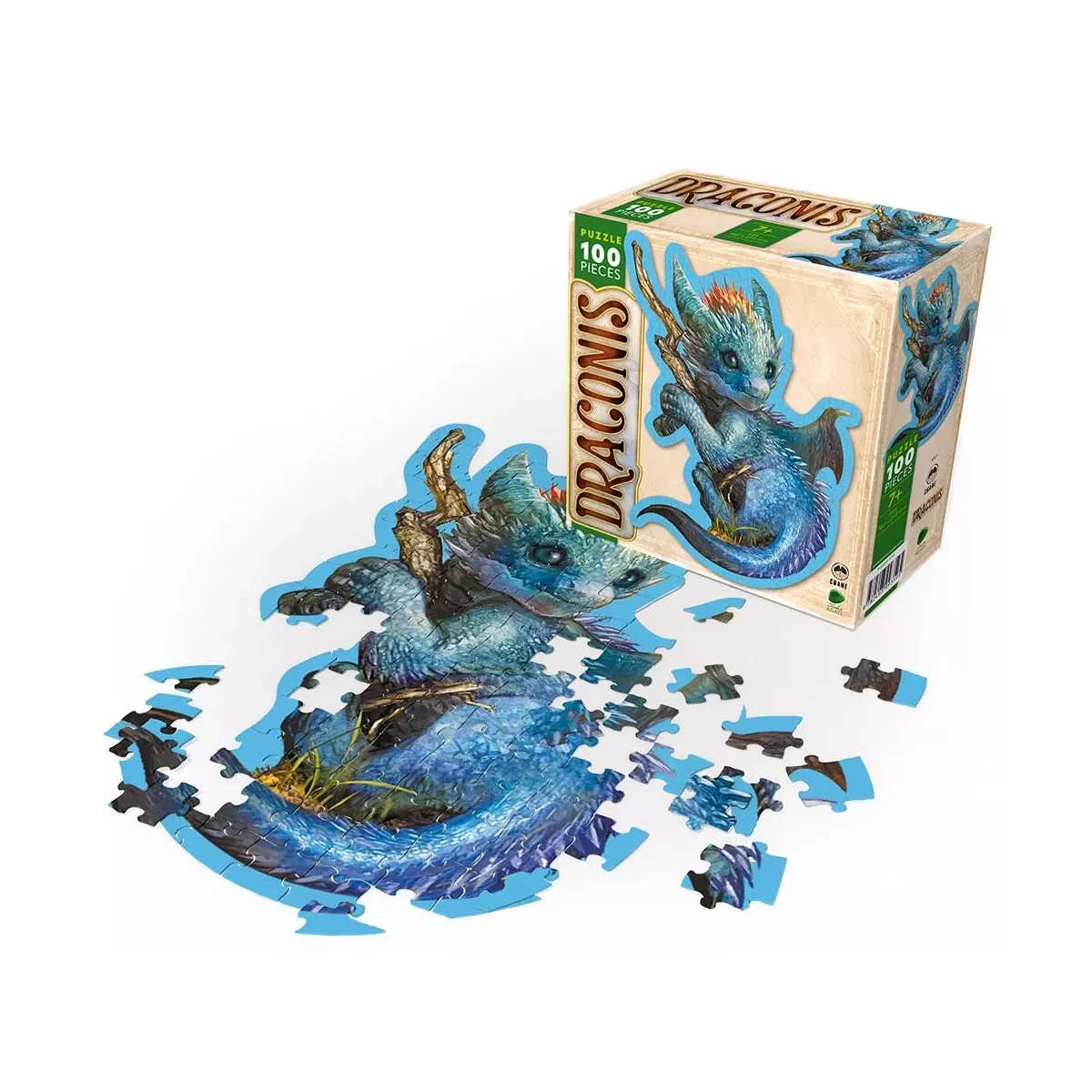 Draconis : Puzzle Dragonnet - 100 pièces 