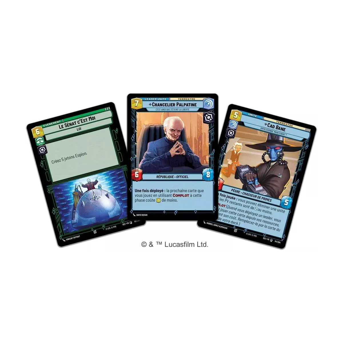 Star Wars Unlimited - Secrets du Pouvoir : Deck de Démarrage Chancelier Palpatine 