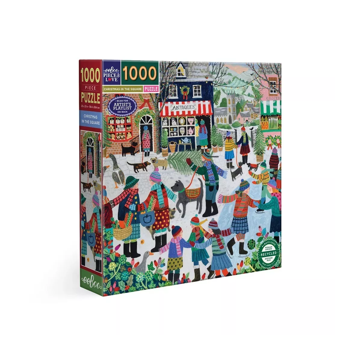 Puzzle Christmas in the Square - 1000 pièces 