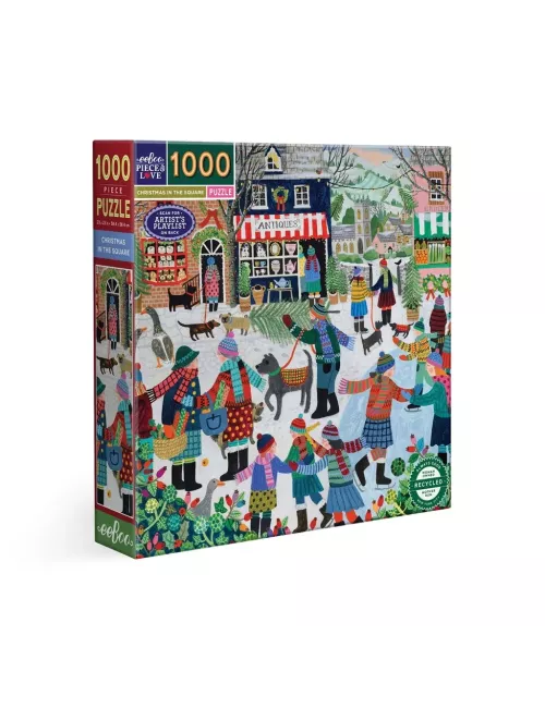 Puzzle Christmas in the Square - 1000 pièces 