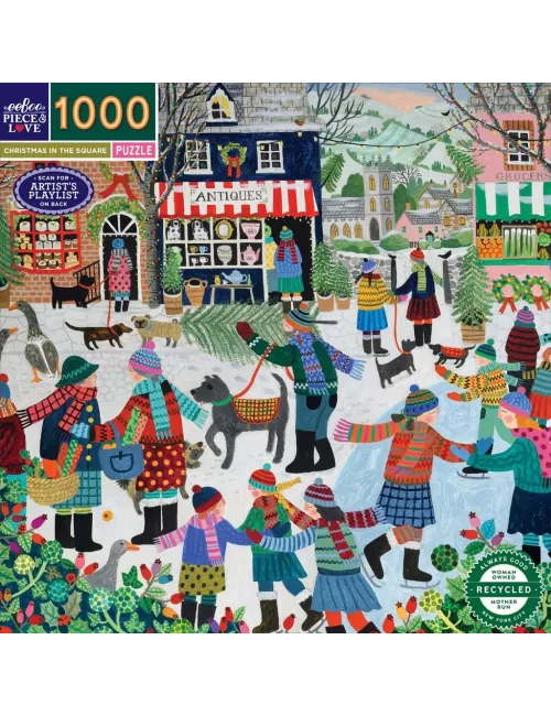 Puzzle Christmas in the Square - 1000 pièces 
