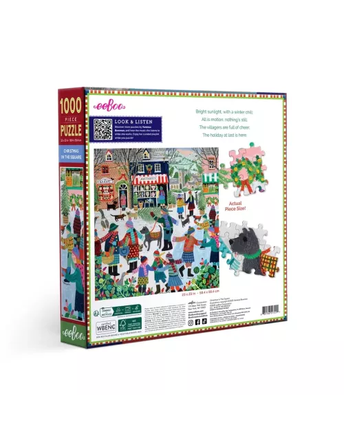 Puzzle Christmas in the Square - 1000 pièces 