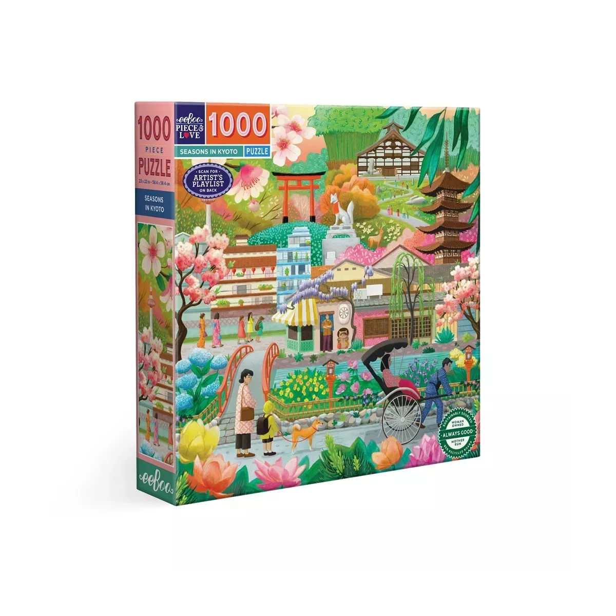 Puzzle Seasons in Kyoto - 1000 pièces 