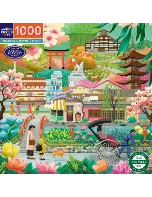 Puzzle Seasons in Kyoto - 1000 pièces 
