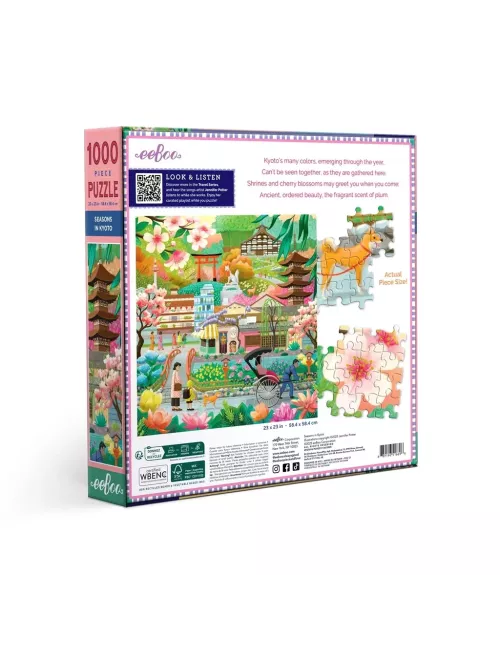 Puzzle Seasons in Kyoto - 1000 pièces 