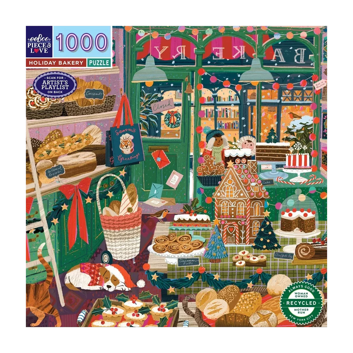 Puzzle Holiday Bakery - 1000 pièces 