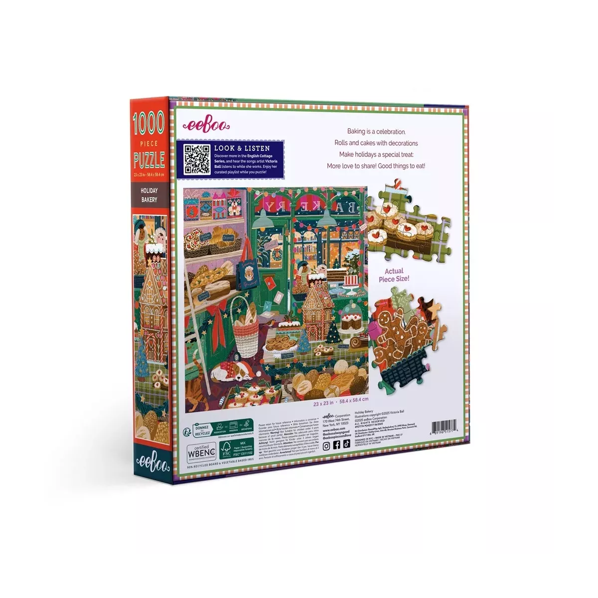 Puzzle Holiday Bakery - 1000 pièces 