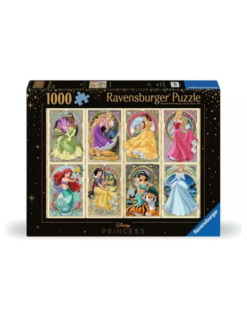 Puzzle Disney : Princesses Art Nouveau - 1000 pièces 