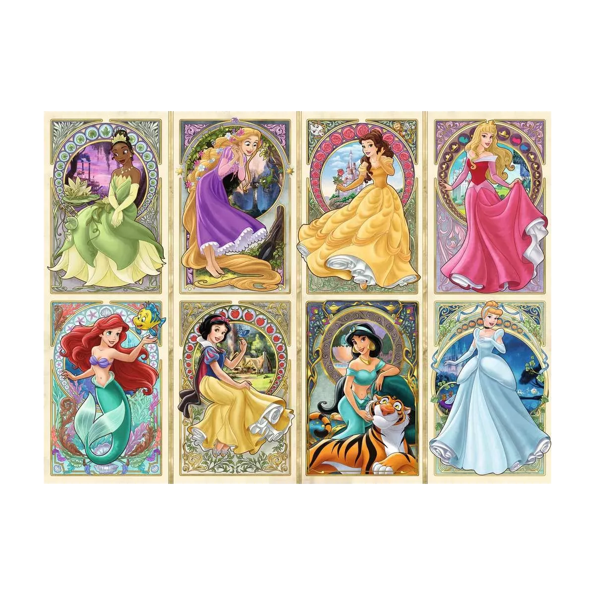 Puzzle Disney : Princesses Art Nouveau - 1000 pièces 