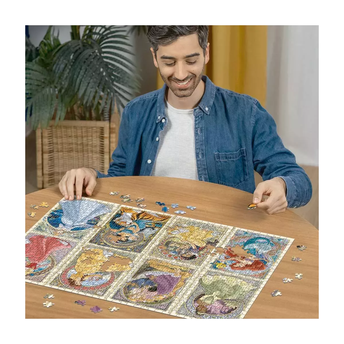 Puzzle Disney : Princesses Art Nouveau - 1000 pièces 