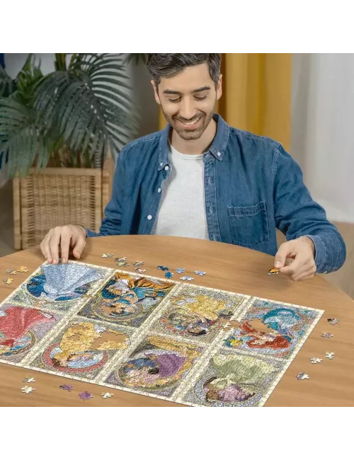 Puzzle Disney : Princesses Art Nouveau - 1000 pièces 
