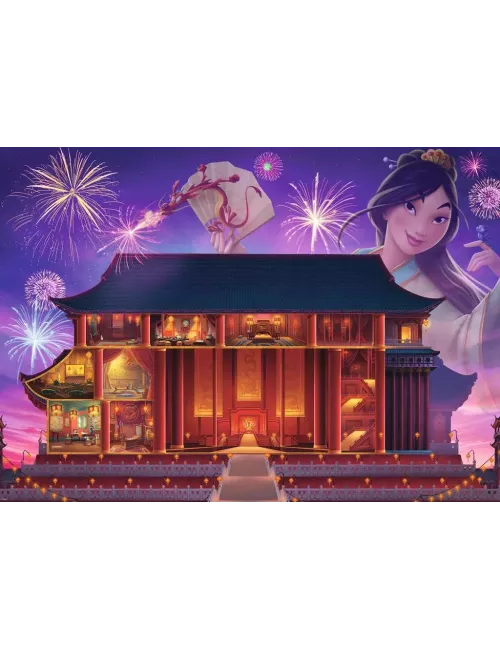 Puzzle Disney : Mulan - Collection Château Disney Princesses - 1000 pièces 