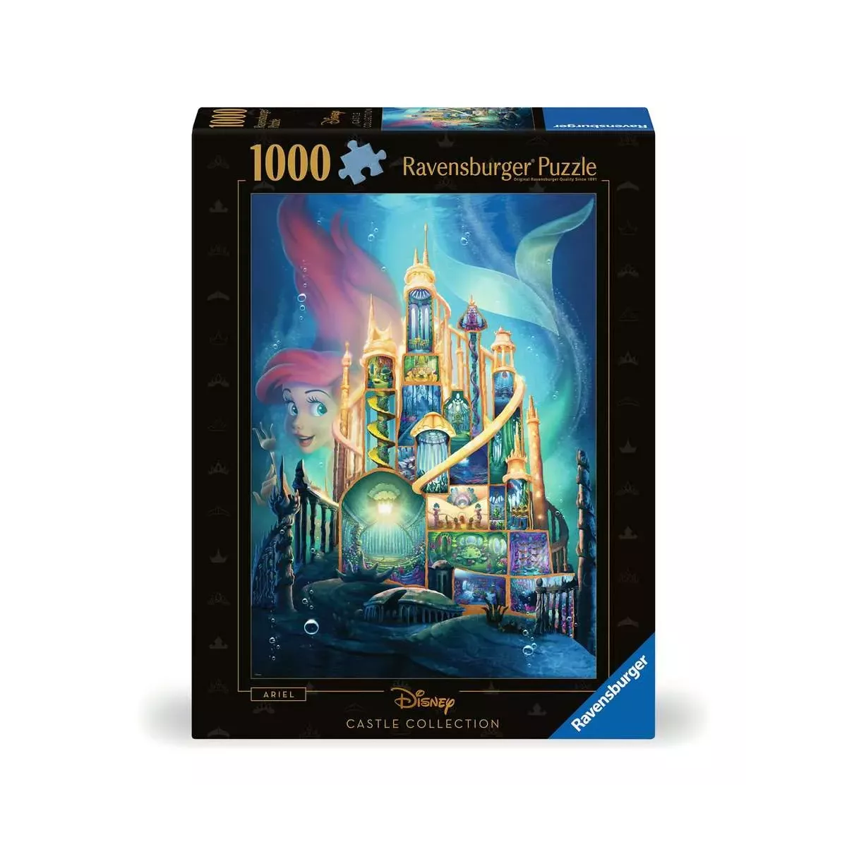 Puzzle Disney : Ariel - Collection Château Disney Princesses - 1000 pièces 