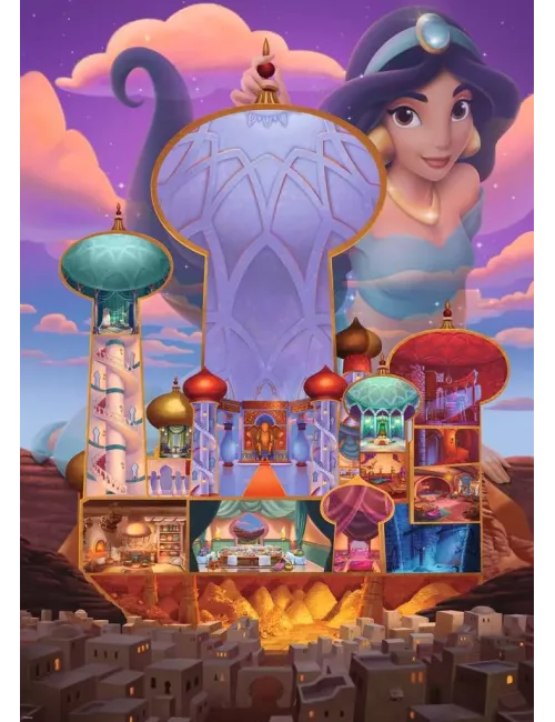 Puzzle Disney : Jasmine - Collection Château Disney Princesses - 1000 pièces 
