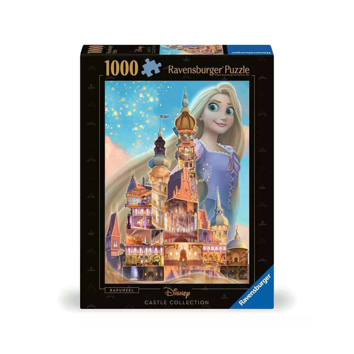 Puzzle Disney : Raiponce - Collection Château Disney Princesses - 1000 pièces 