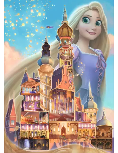 Puzzle Disney : Raiponce - Collection Château Disney Princesses - 1000 pièces 