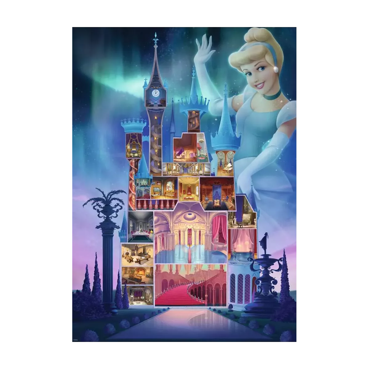 Puzzle Disney : Cendrillon - Collection Château Disney Princesses - 1000 pièces 